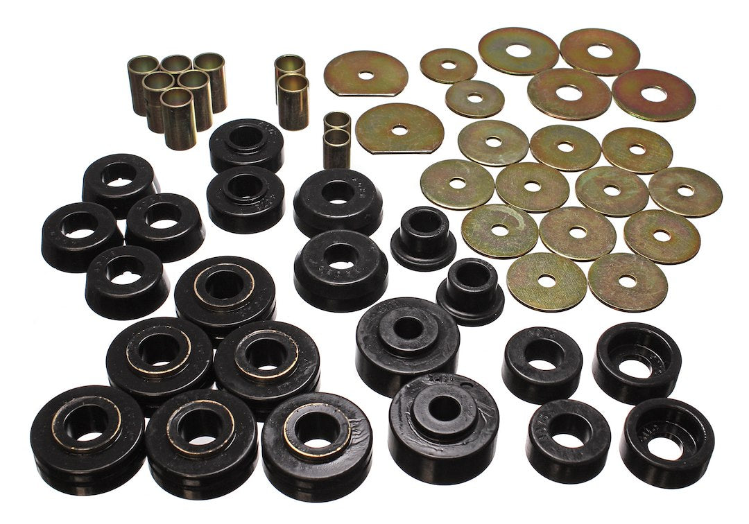 Product of Energy Suspension 3.4138G Black Polyurethane Body Mount Bushings