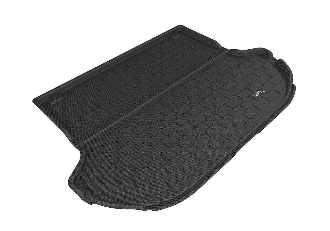 Product of 3D Mats M1NS0961309 Black Thermoplastic Rubber Of Carbon Fiber Texture Back Of 2nd Row Seat Cargo Area Liner