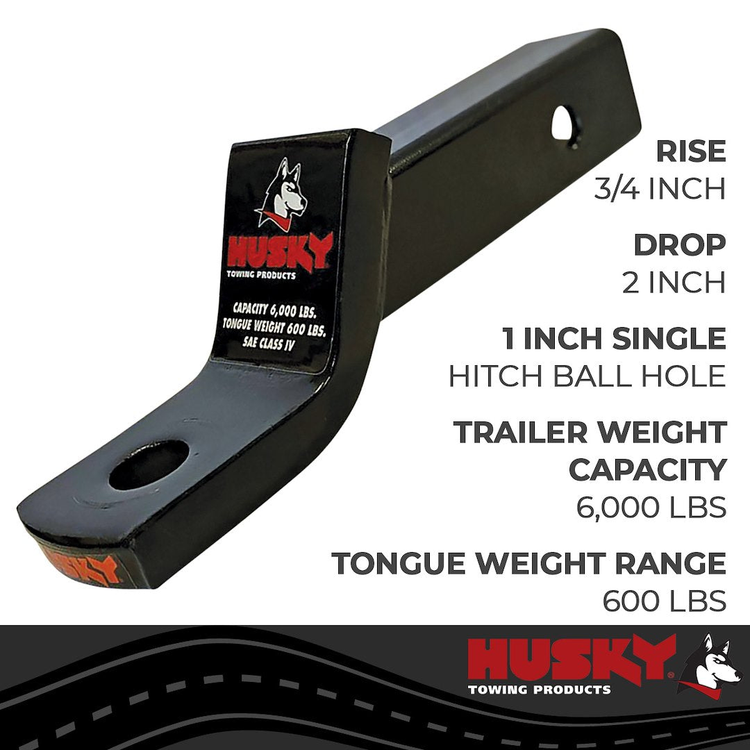 Product of Husky Towing 31357 2 Inch Receiver Trailer Hitch Ball Mount