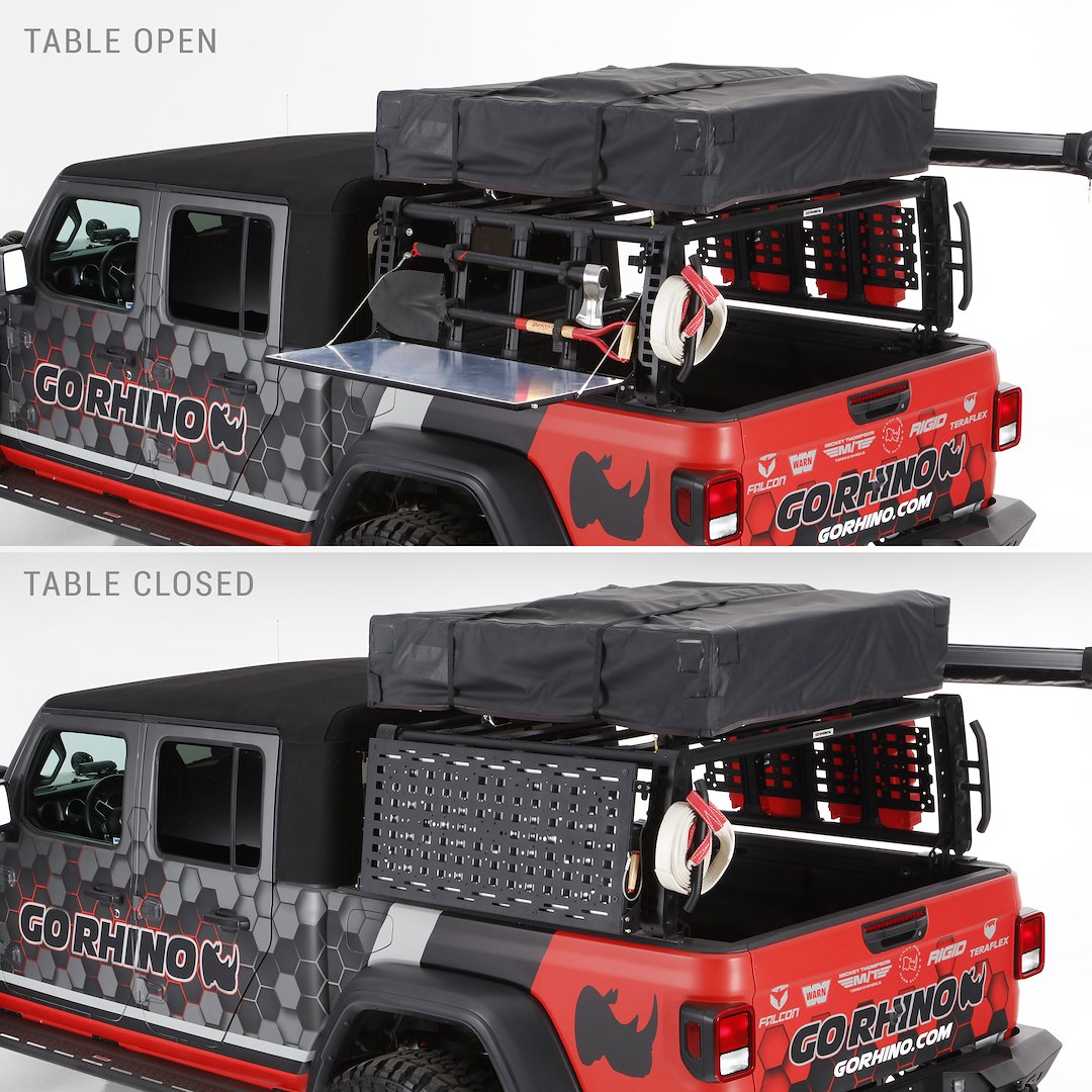 Go Rhino 5950110t Bed Cargo Rack Side Rail Panel||gr_Gear-Table_5950110t_004.Jpg||89||g265950110t||893995