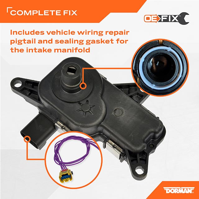 Dorman (Oe Solutions) 911-933 Intake Manifold Flapper Motor||911-933_8.Jpg||93||d18911933||2244920