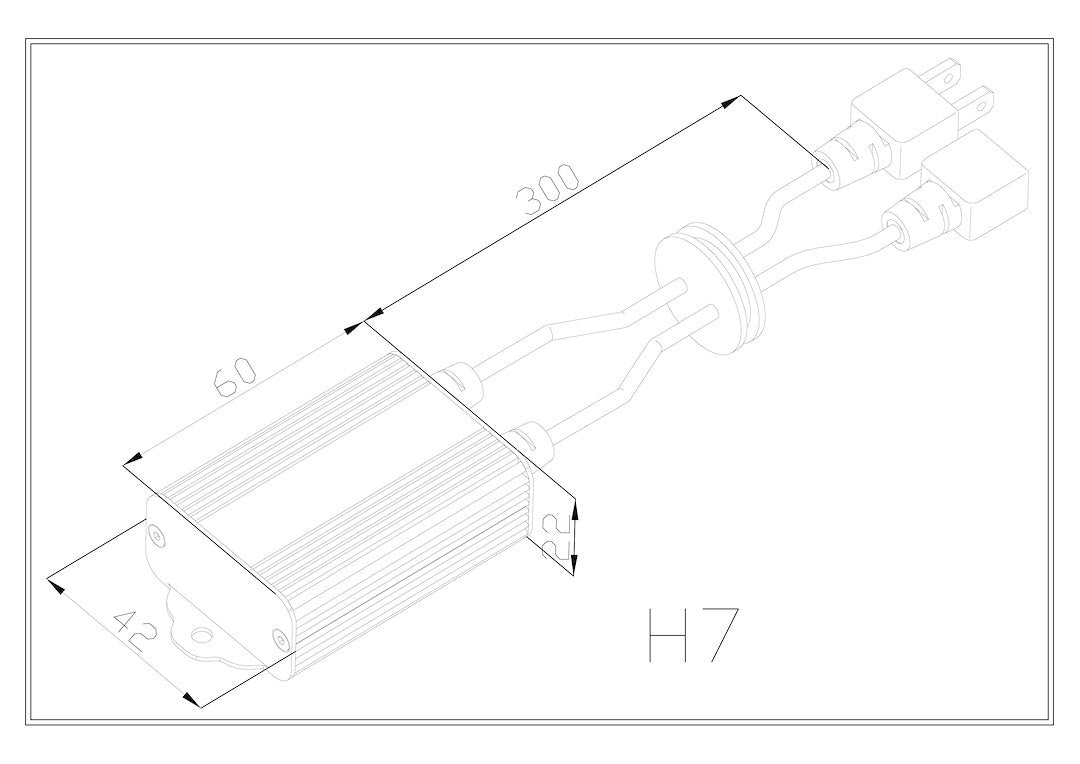 Arc Lighting 20072 Headlight Wiring Harness||20072-Size.Jpg||86||alt20072||1108866