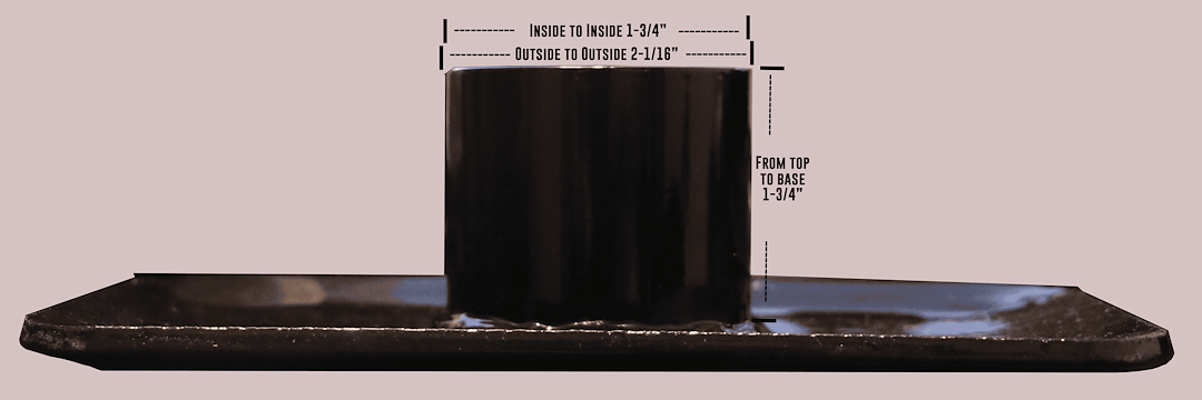 Product of Ultra-Fab Products 49-954037 Trailer Tongue Jack Foot Plate