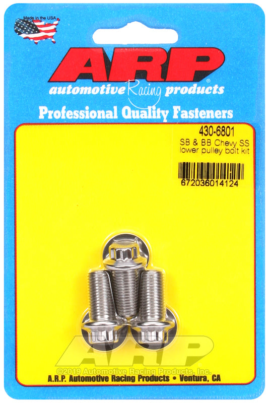 Arp Auto Racing 430-6801 Water Pump Pulley Bolt||430-6801.Jpg||85||a144306801||891915