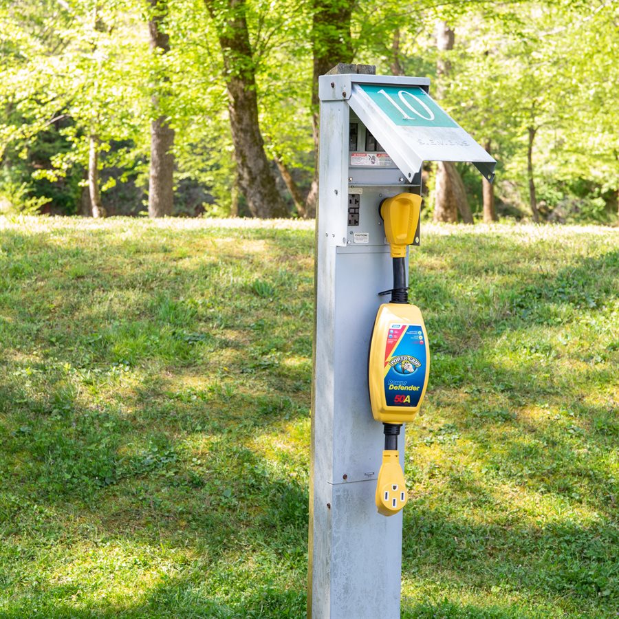 Product of Camco 55306 120 Volt 50 Amp Surge Protector