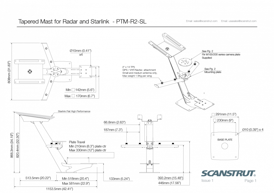 Scanstrut Ptm-R2-Sl Marine Modular Mount||ptm-R2-Sl_3.Png||89||scaptmr2sl||1502046