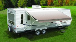 Product of Carefree RV EA146D00 RV Patio Electric/ Manual Awning , Silver Shale Fade