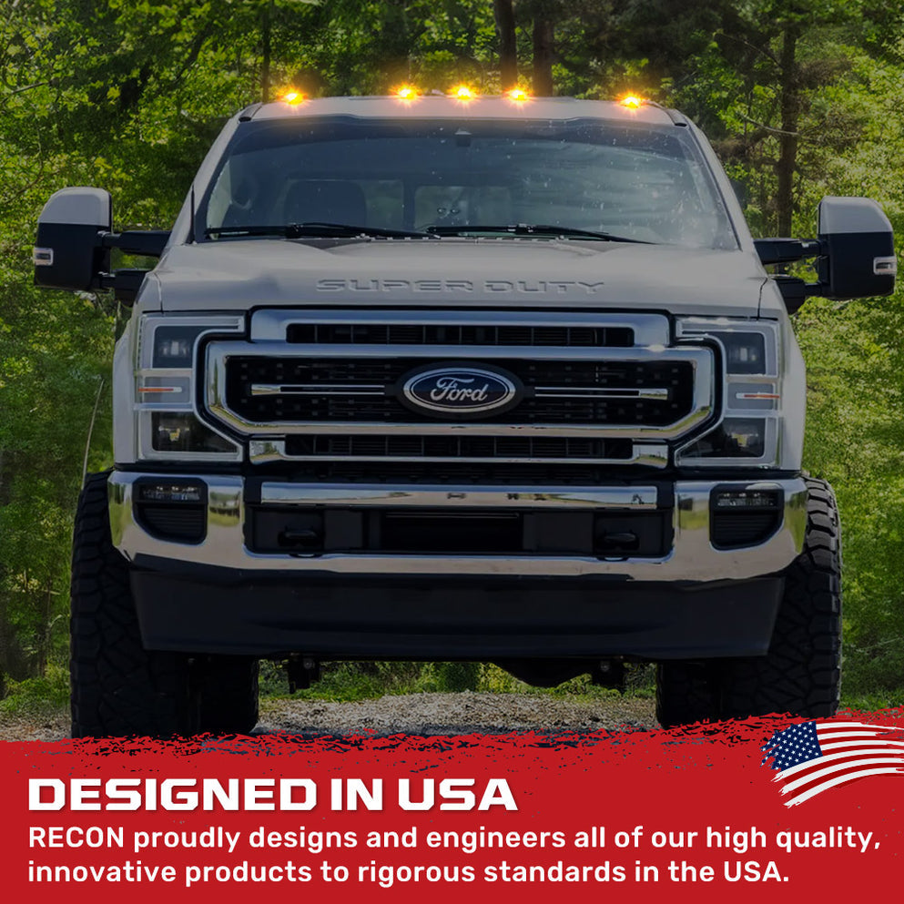 Recon Accessories 264342bkhpam Roof Marker Light||264342bkhpam_6.Jpg||91||r89264342bkam||1698928