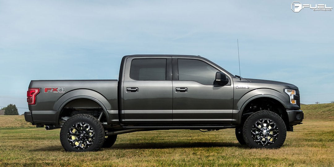 Product of Fuel Off Road 20x9 Black With Natural Accents Wheel - 6x5.31 Bolt Pattern