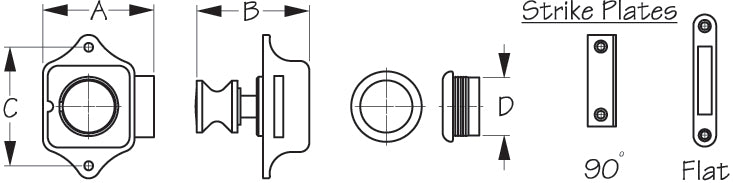 Sea Dog 225300-1 Drawer Latch||225300-1_1.Jpg||86||sdg2253001||1377852