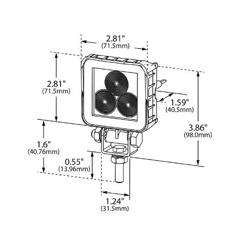 Grote Industries Bz601-5 Work Light||bz601-5_1.Jpg||86||g17bz6015||1158549