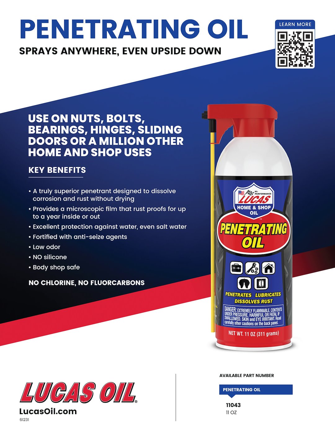 Product of Lucas Oil 11043 Penetrating Oil