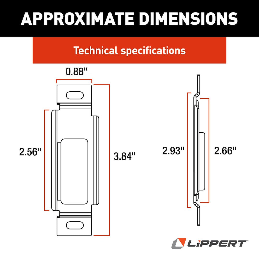 Product of Lippert Components 314301 Access Door Latch Cover Plate