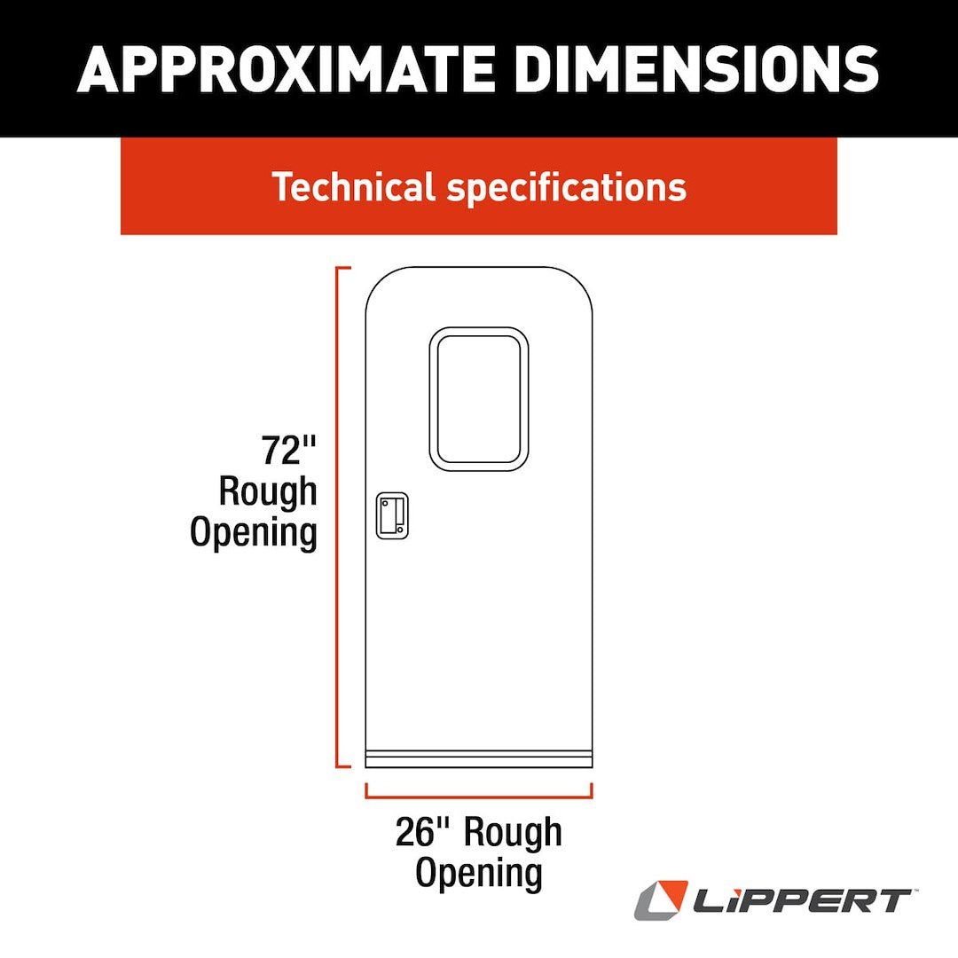 Product of Lippert Components V000040259 Entry Door