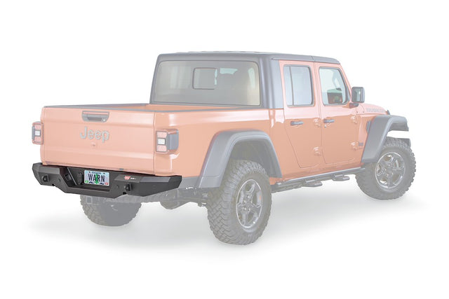 Product of Warn 106300 Elite Series Steel Textured Powder Coated Bumper