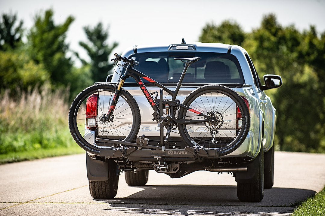 Product of Saris 4414B 4 Bikes Bike Tire Clamp Bike Rack - Receiver Hitch Mount No