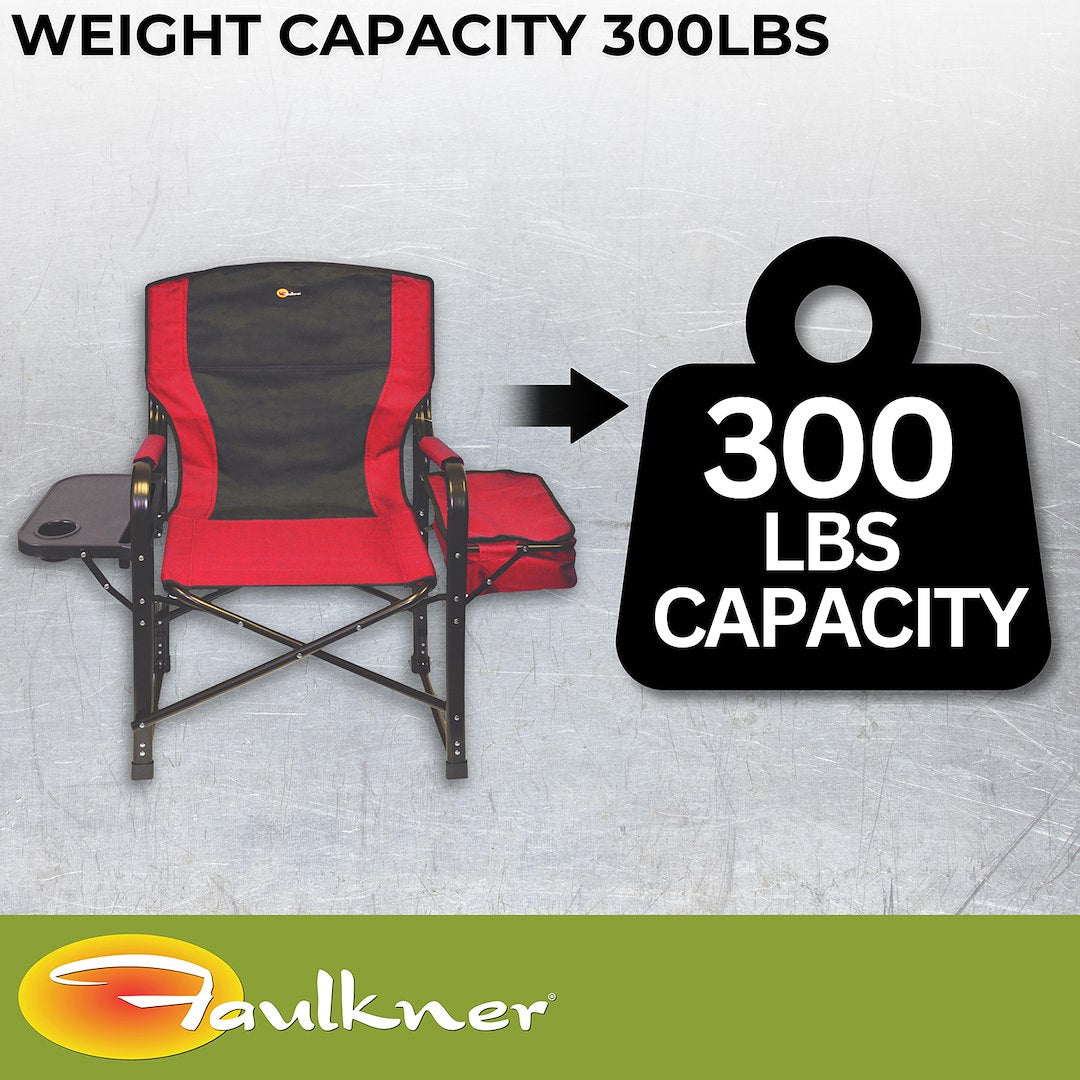 Faulkner 49582 Camping Chair||flk_49582_El Capitan Director Chair_Red Black_B2c_8.Jpg||93||flk49582||1608992