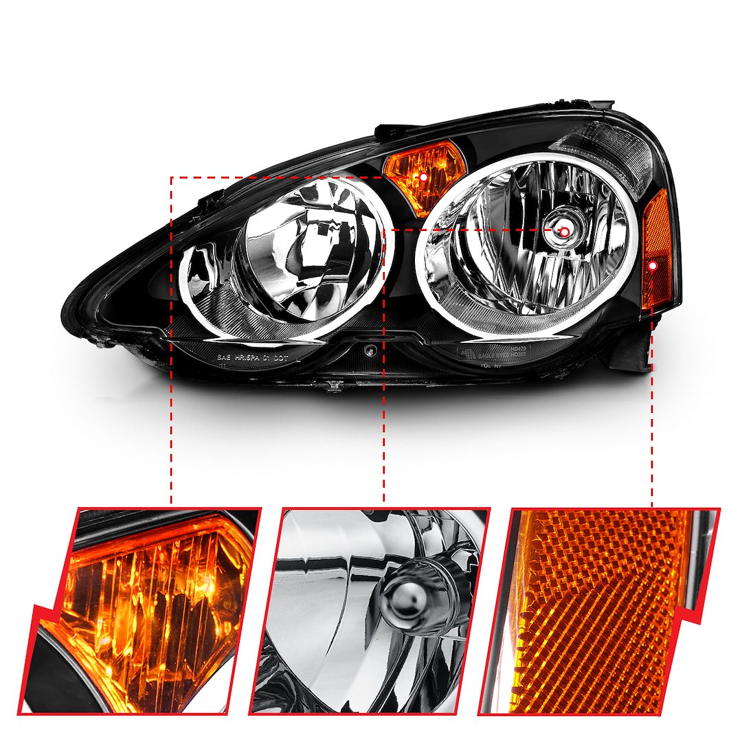 Anzo Usa 121209 Headlight Assembly||||88||a1r121209||2002016
