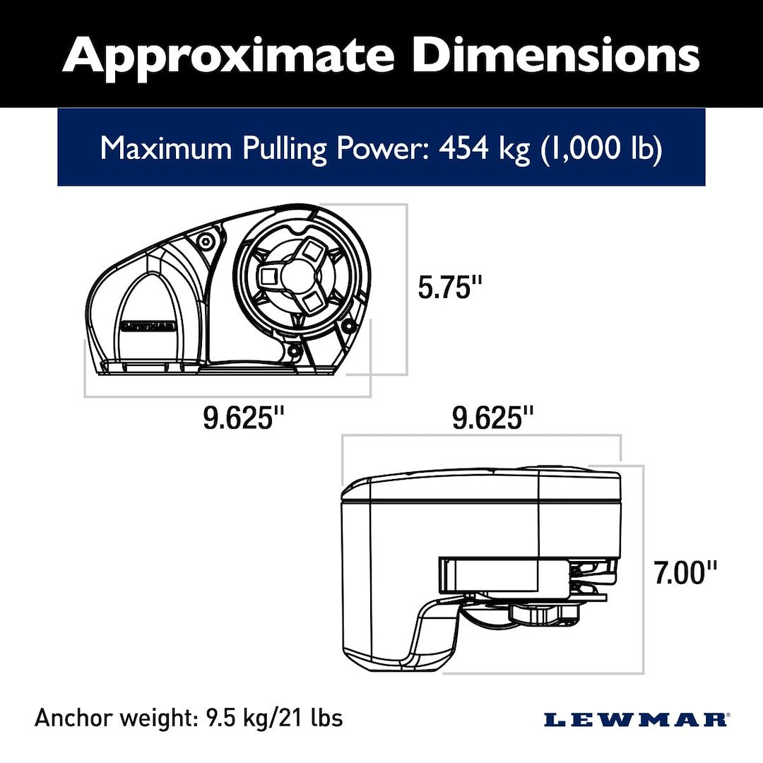 Product of Lewmar 6656411108-102 Windlass