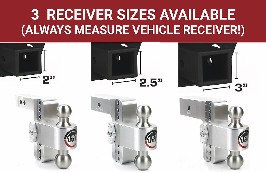 Product of Weigh Safe LTB8-2-KA 2 Inch Receiver Trailer Hitch Ball Mount