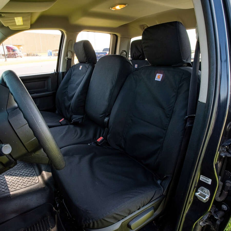 Product of Covercraft SSC2588COBK Carhartt® SeatSaver® Black 1000 Denier Cordura Nylon Seat Cover