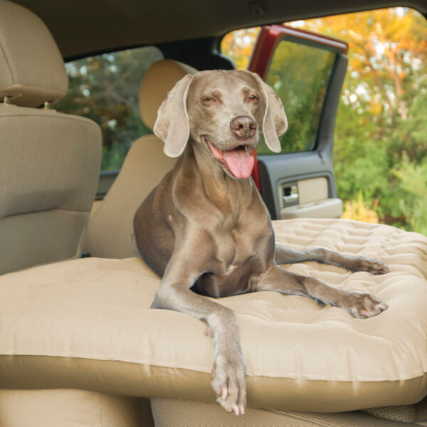Airbedz By Pittman Outdoors Ppi-Tan_Trkmat Rear Seat Air Mattress||carmat-Tan-With-Dog.Jpg||89||abzppitantrkm||1526743