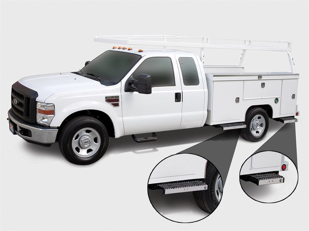 Product of Carr 501030 Black Powder Coated Steel Truck Step