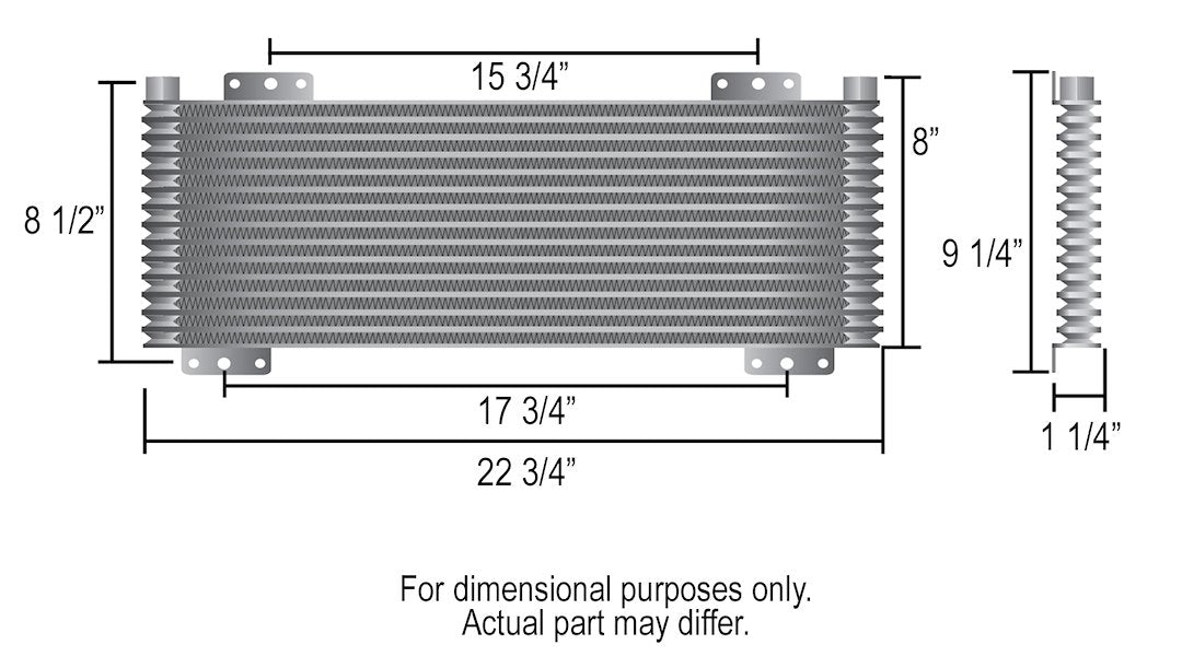 Product of Derale 13633 Fluid Cooler