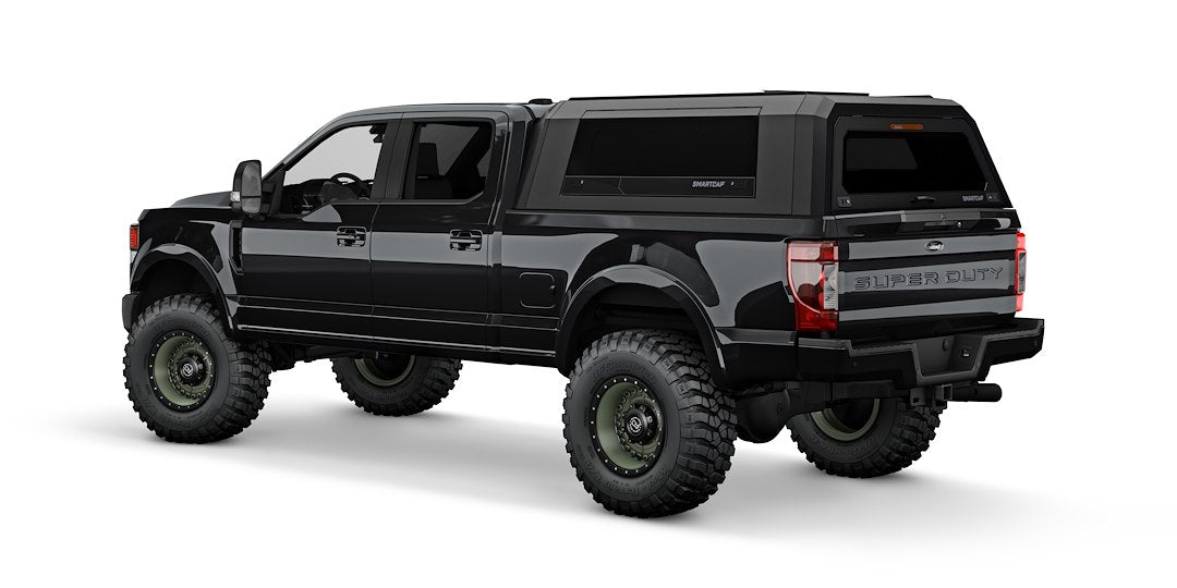 Product of SmartCap EV0302-MB Black Stainless Steel 5-Piece Truck Cap