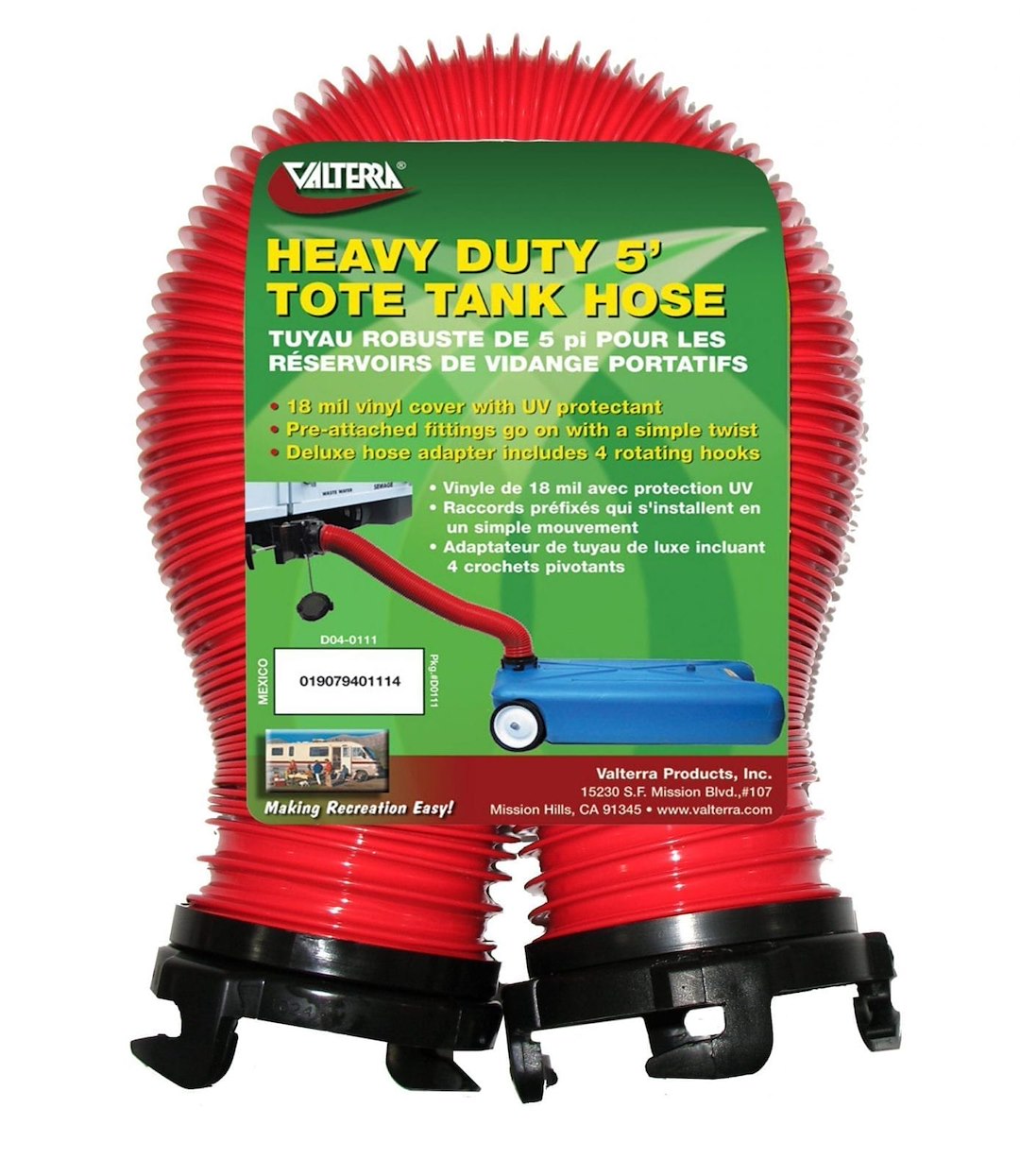 Product of Valterra D04-0111 5 Feet Red Sewer Hose Yes