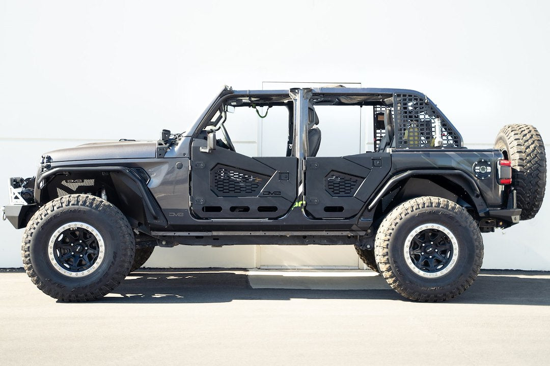 Dv8 Offroad Srjl-09 Rocker Panel Guard||2018-2023-Jeep-Wrangler-Jl-4-Door-Rock-Skins_Installed-03.Jpg||94||dv8srjl09||1629311