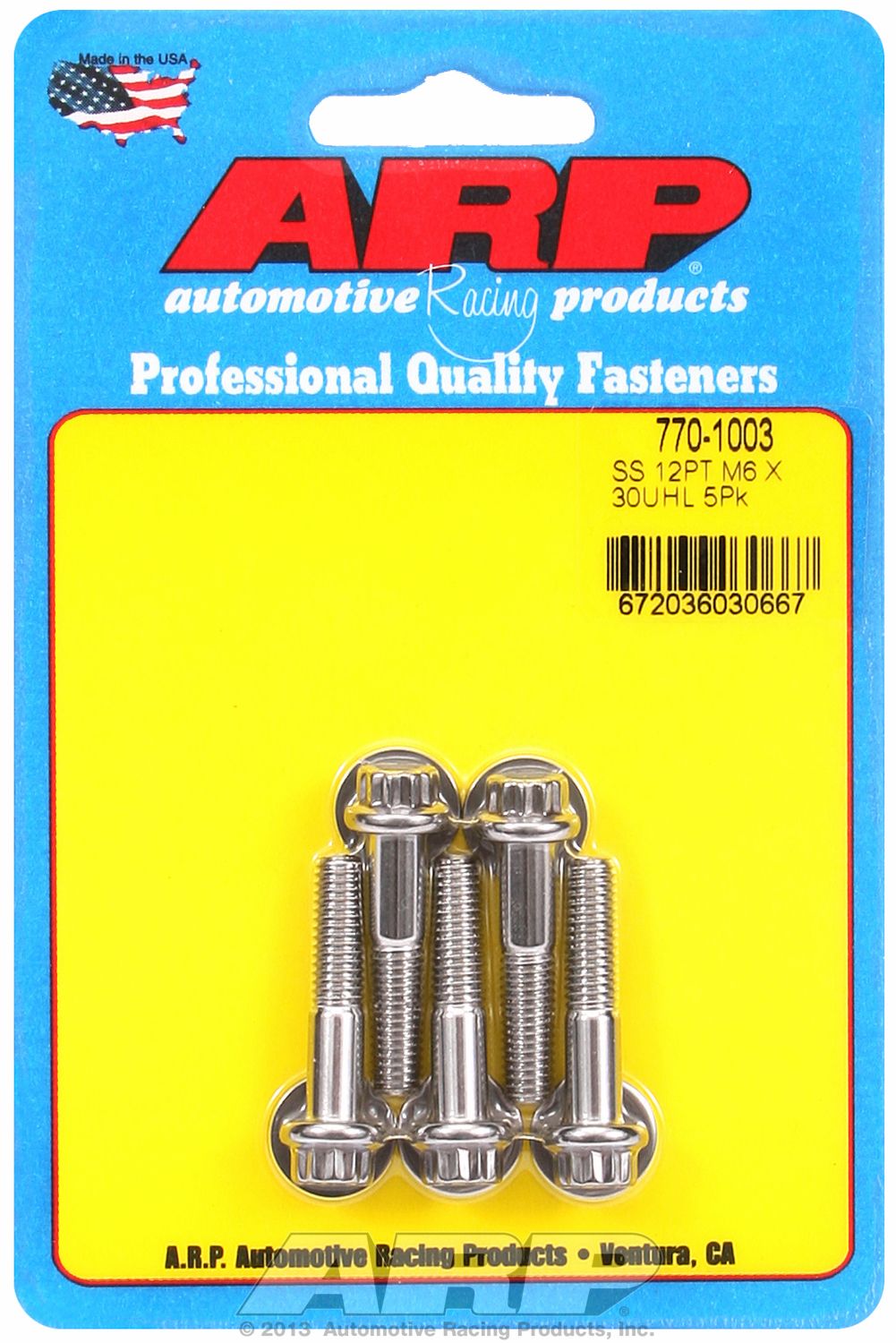 Arp Auto Racing 770-1003 Bolt||770-1003.Jpg||85||a147701003||2235825