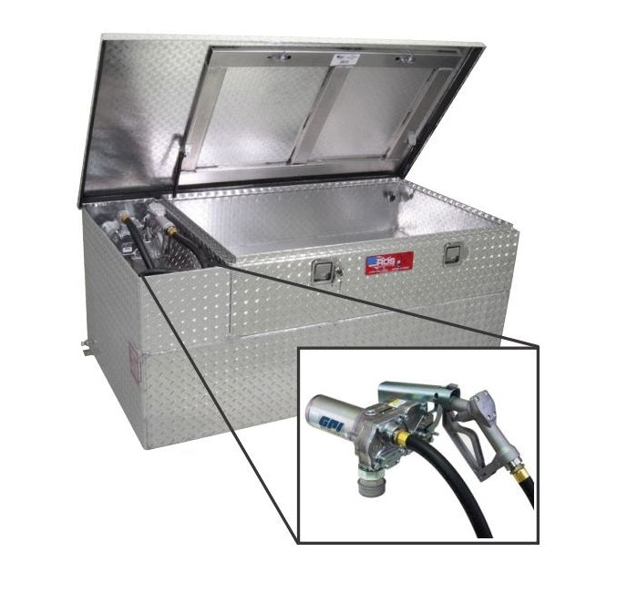 Product of RDS Tanks 72855 Diesel/ Gasoline Liquid Transfer Tank 90 Gallon Rectangular