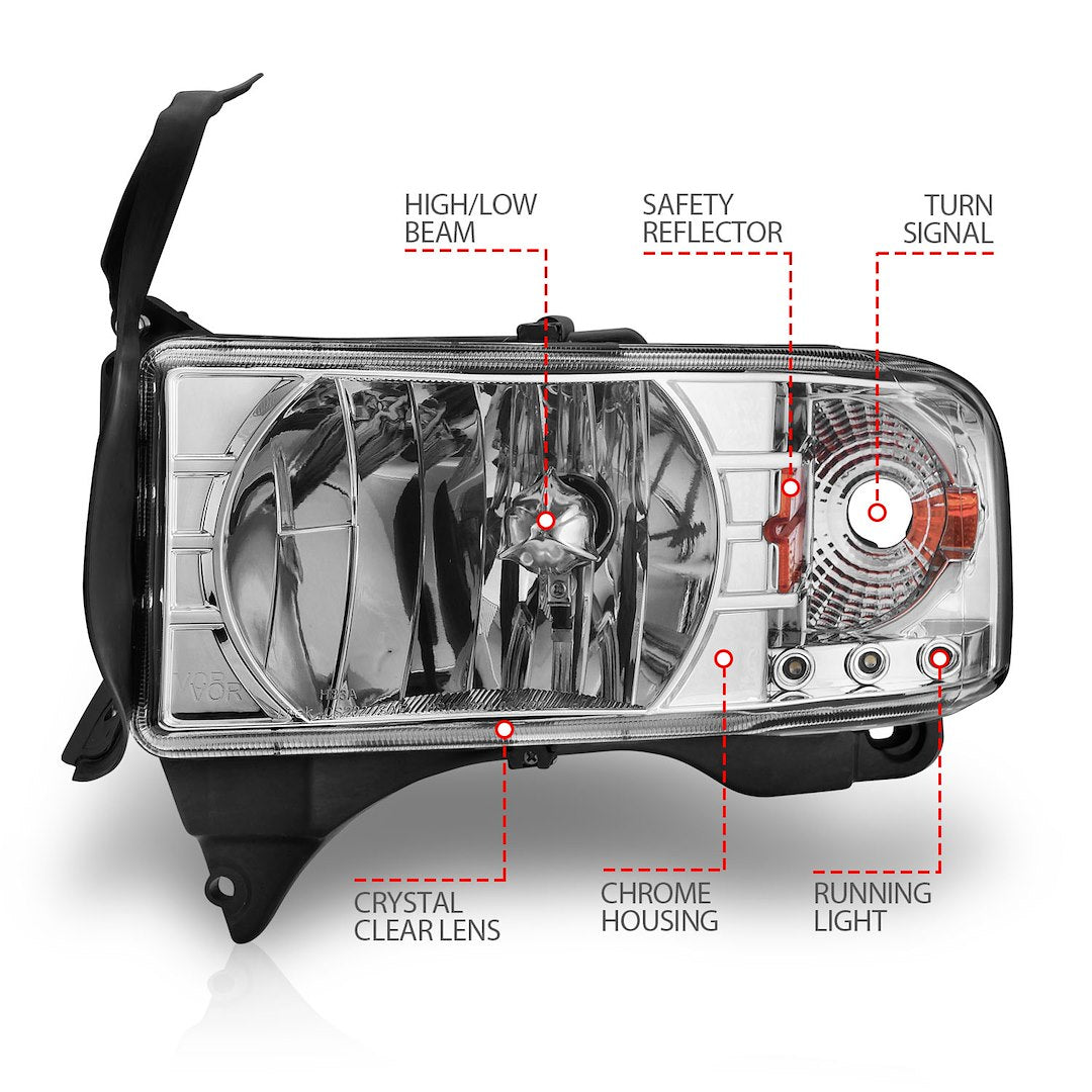 Product of Anzo Usa 111206 Headlight Assembly