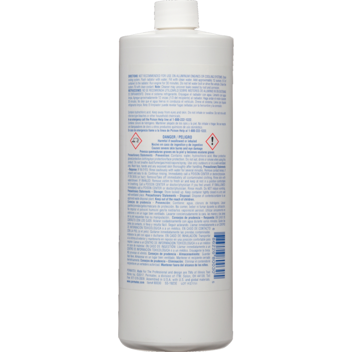 Product of Permatex 80030 Radiator Cleaner