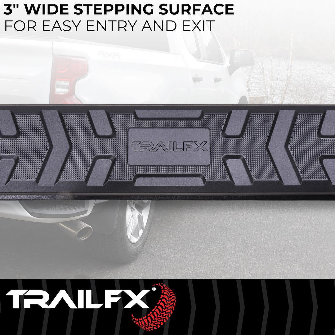 Product of TrailFX AL4006B TrailFX A4 Series Nerf Bar With Surface Steps