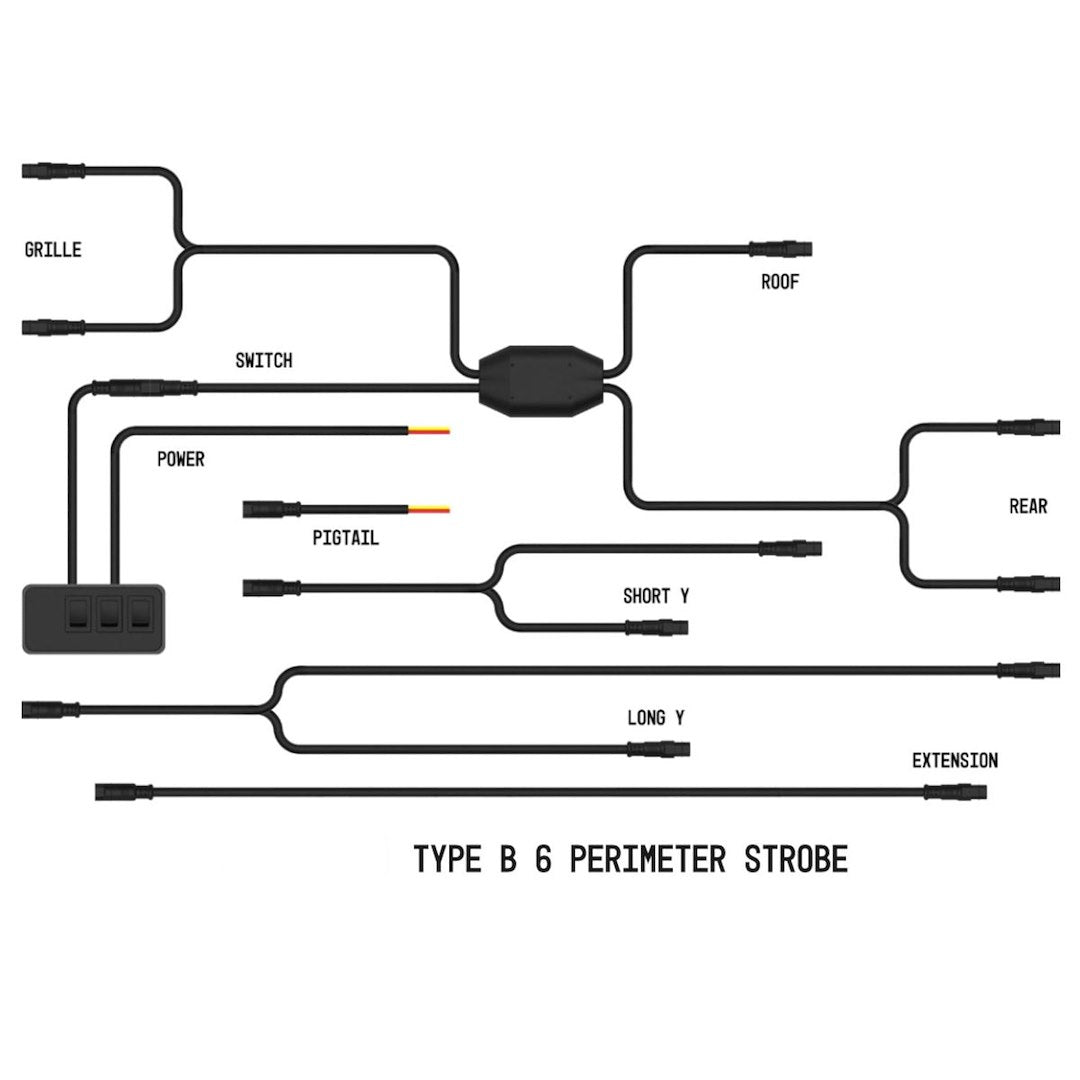 Product of Builtbright Bb8kb06 Warning Light Wiring Harness