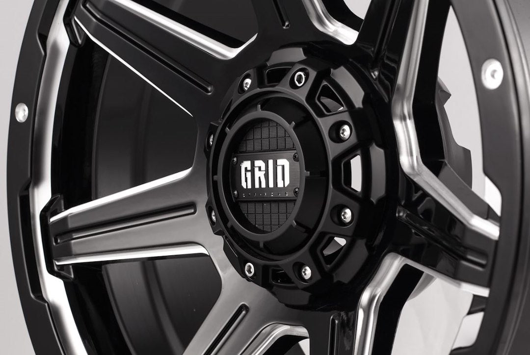 Product of Grid Wheels 20x10 Black With Natural Accents Wheel - Not Applicable Bolt Pattern