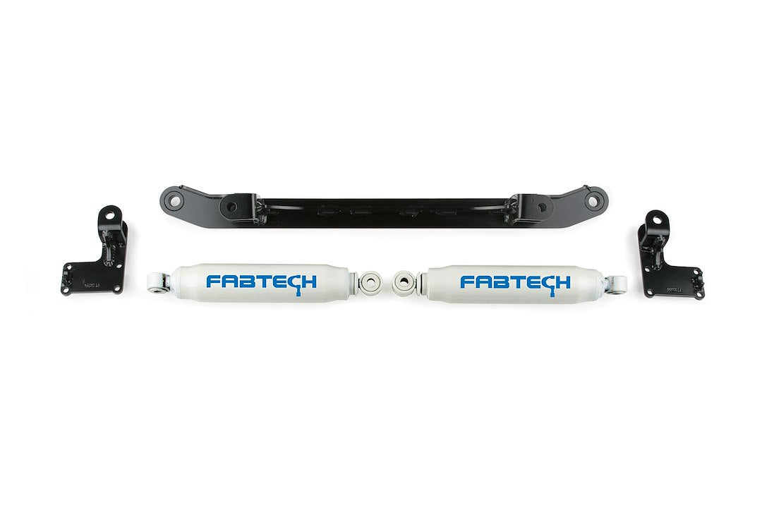 Product of Fabtech Motorsports FTS21044BK Dual Twin Tube Steering Stabilizer