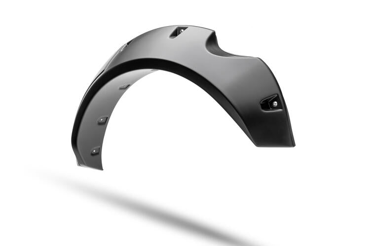 Product of Bushwacker 20960-02 Pocket Style/ Exposed Fasteners Black Fender Flare - Set Of 4