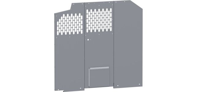 Product of KargoMaster 40645 Dog Door Gray Steel Bulkhead Divider