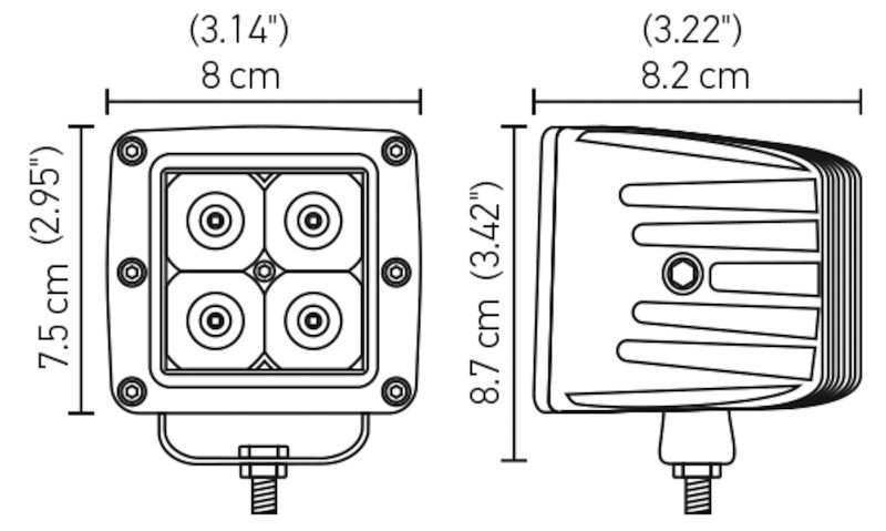 Hella 357204821 Driving/ Fog Light||||90||h57357204821||2022111
