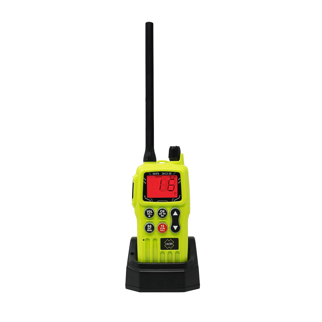 Acr Electronics 4587 Vhf Radio||acr-Sr303-Marine-Vhf-Front-On-Charger.Jpg||85||acr4587||2343774