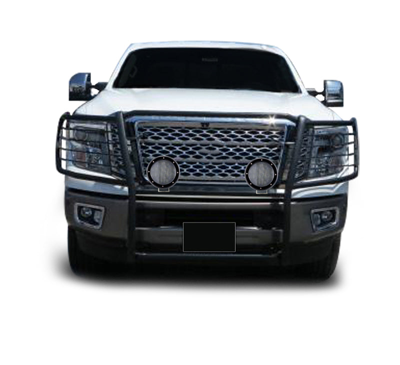 Product of Black Horse Offroad 17NR27MA-PLFB Grille Guard