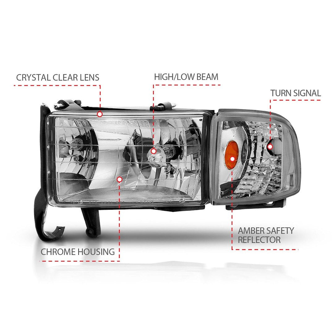 Product of Anzo Usa 111068 Headlight Assembly