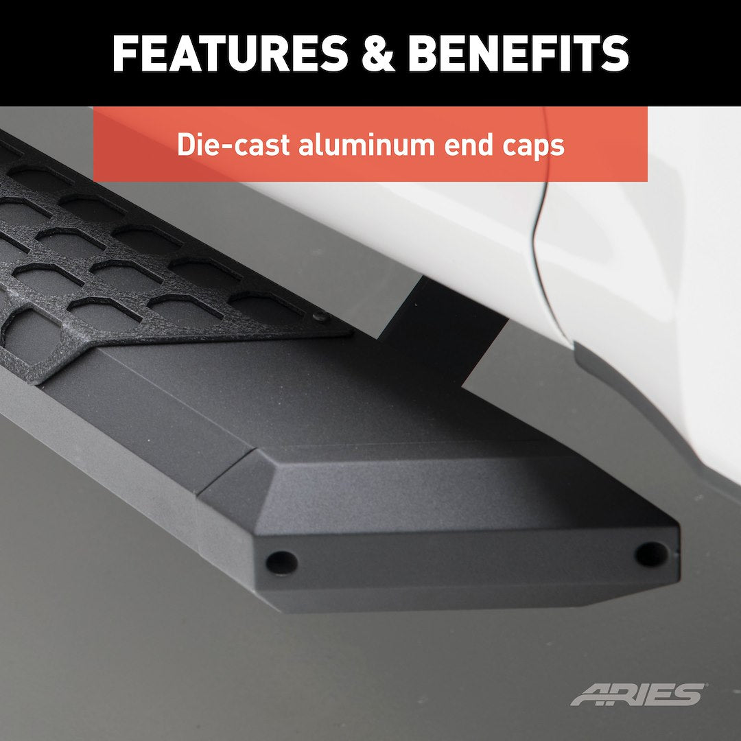 Product of Aries 2055985 Black Carbide Textured Powder Coated Running Board