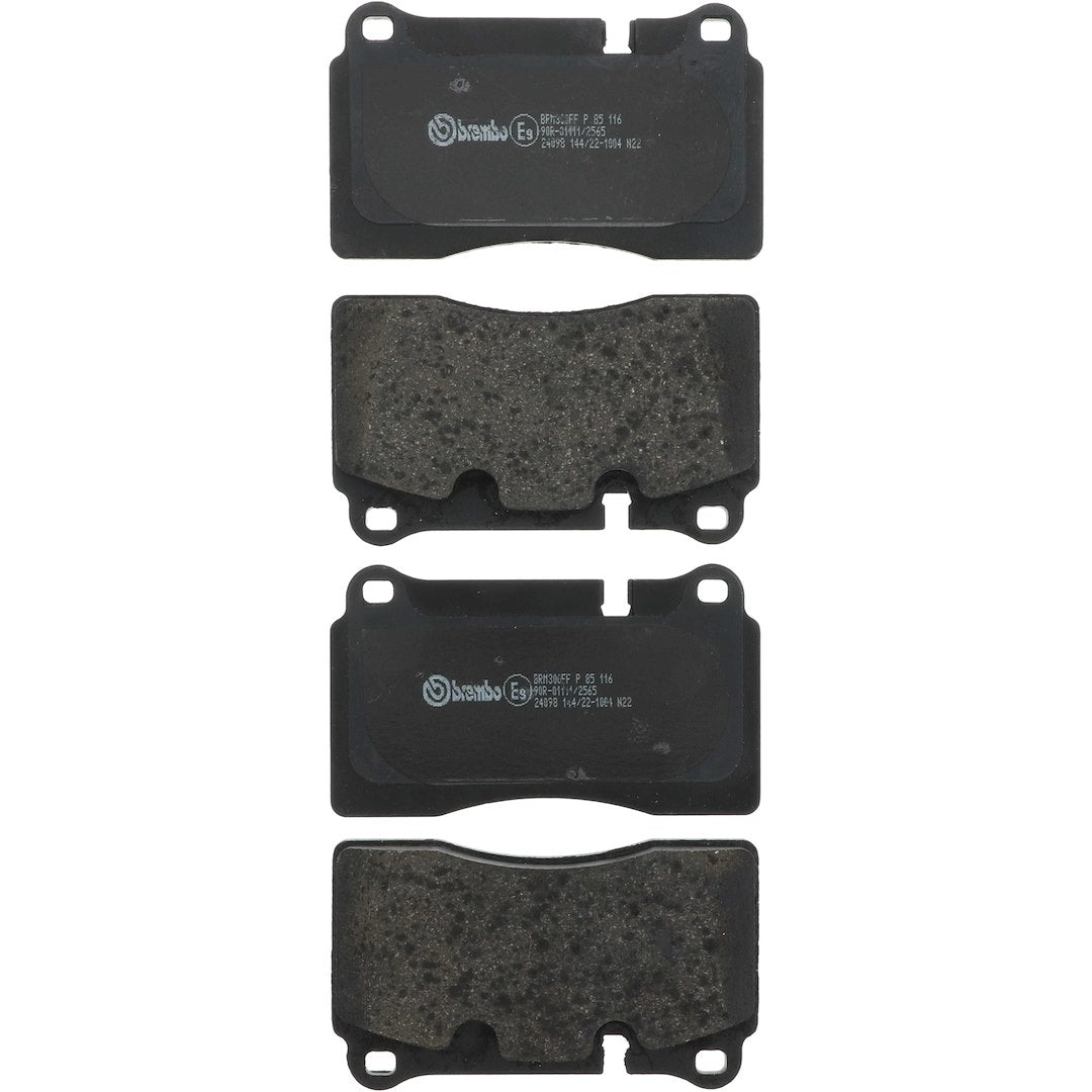 Brembo P85116 Brake Pad||p85116_Kit.Jpg||86||brmp85116||1754371
