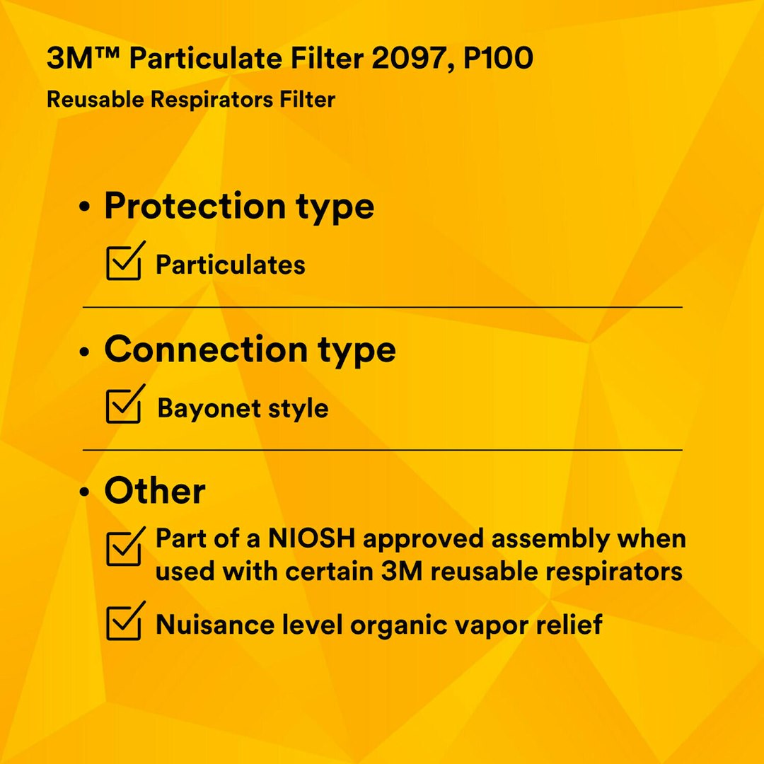 Product of 3m 07184 Respirator Filter