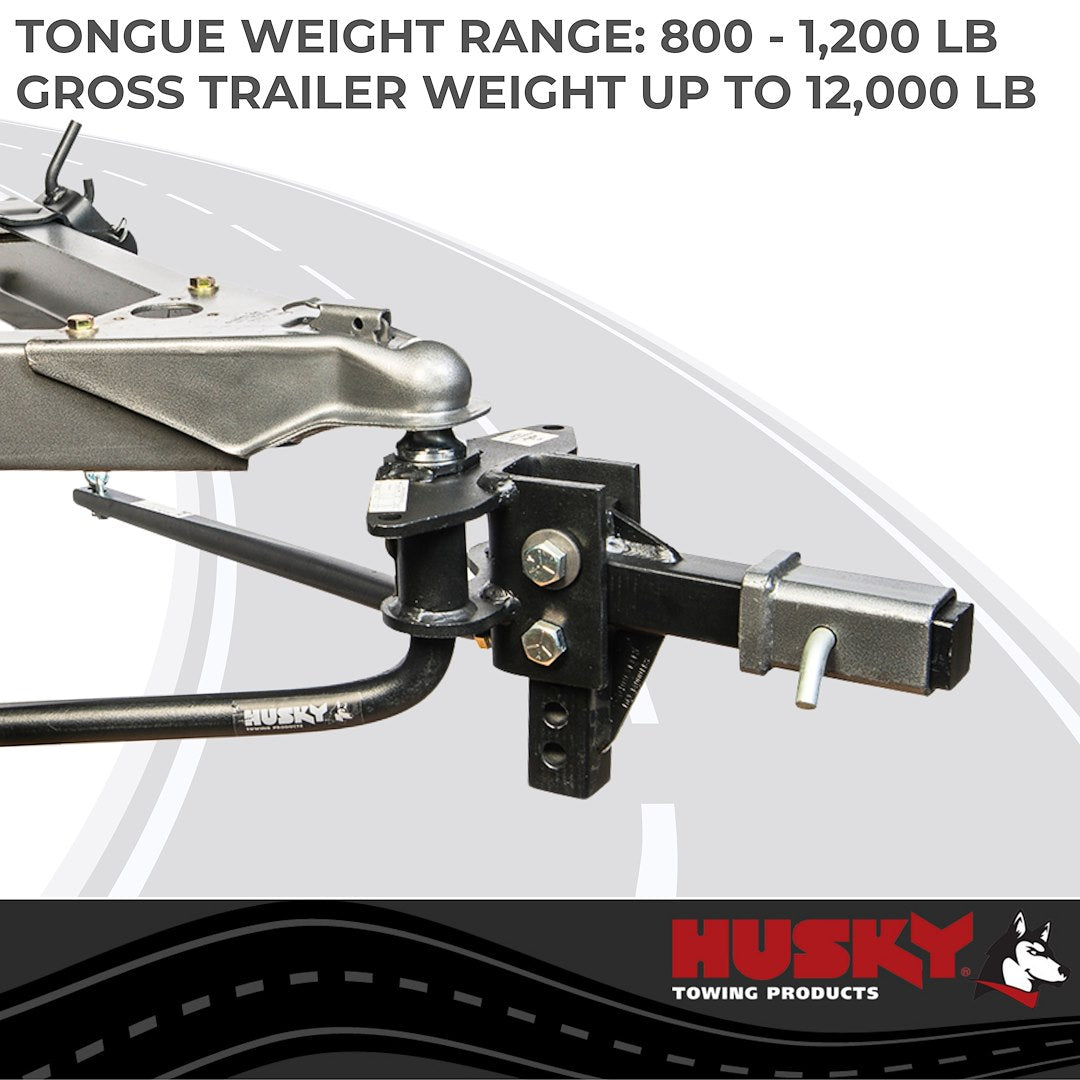 Product of Husky Towing 31423 12000 Pound Round Bar Weight Distribution Hitch