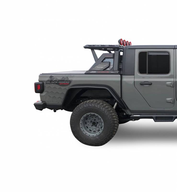 Product of Black Horse Offroad AR2-09BA3-PLFR  Truck Bed Bar